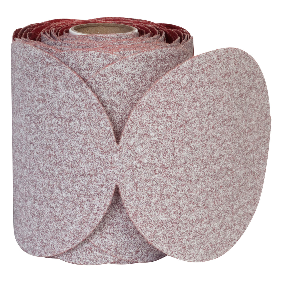 PSA Discs Carborundum 20619 Self Adhesive Paper (PSA) Discs 3-1/2 Inch Premier Red Material Aluminum Oxide in 220 Grit