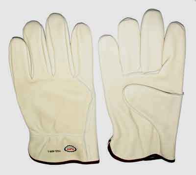 Drivers Gloves Tuff Grade TGG-408-M Leather Grain Driver's Gloves Unlined