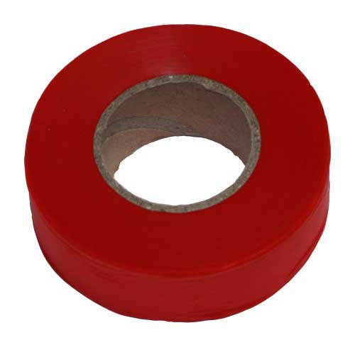 Safety Tapes Tuff Grade TGFT-1X200RED Flagging Tape Red (1 Inch x 200 ft)