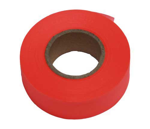 Safety Tapes Tuff Grade TGFT-1X200ORANGE Flagging Tape Orange (1 Inch x 200 ft)