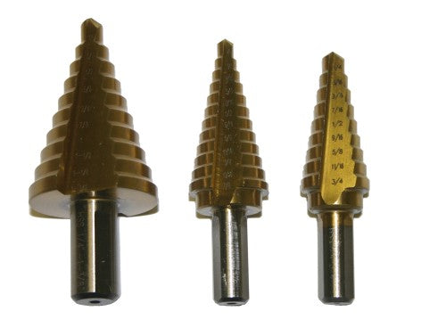 Drill Bits Tuff Grade TGDB-10232 Hss Step Drill Bit #2 Range 3/16-1/2