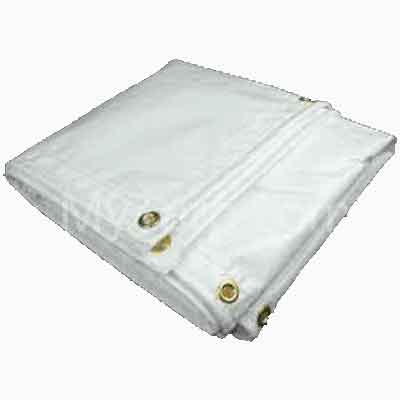 Tarps Tuff Grade TARP-1015-CLEAR Clear / White Tarp 10' X 15'
