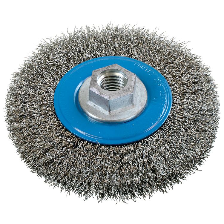 Crimped Wire Wheel Brushes Walter 13J464 Stainless Steel Crimped wire wheel brush (4-1/2 Inch x 5/8 Inch)