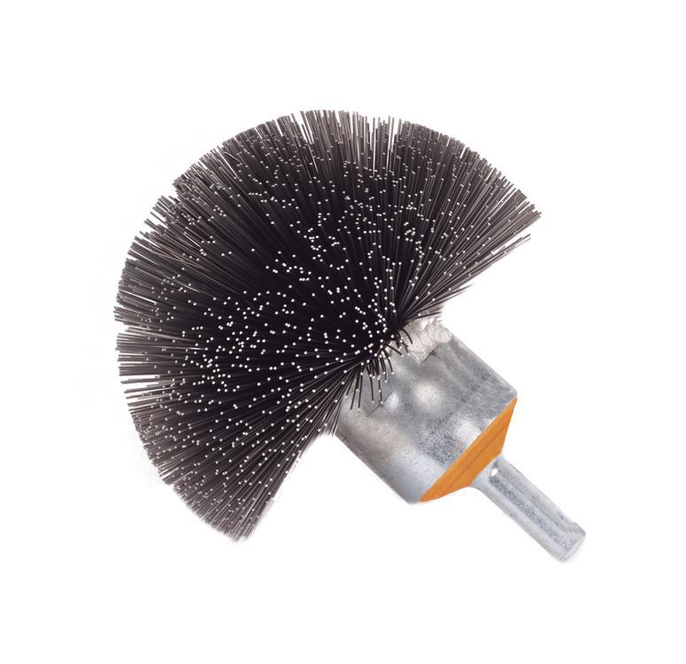 Spherical Mounted Wire Brushes Walter 13C280 Stainless Steel Spherical Mounted Brush with Crimped Wires (3 Inch x 1/4 Inch)