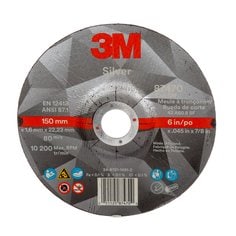 Type 27 3M AB87470 Type 27 Cut-Off Wheel black (6 Inch x 0.05 Inch x 7/8 Inch)