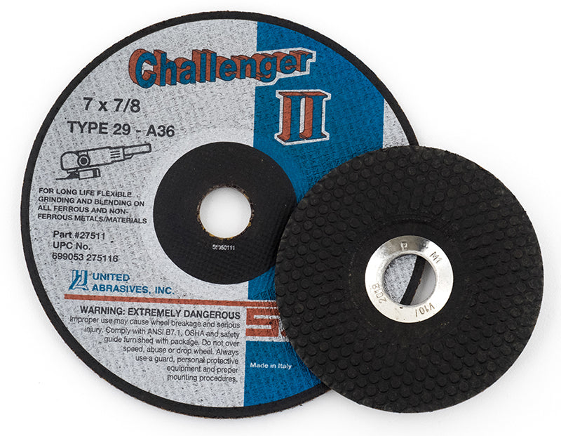 Grinding Wheels Sait 27512 Flexible Grinding Wheels 6 Challenger II 6 7X7/8