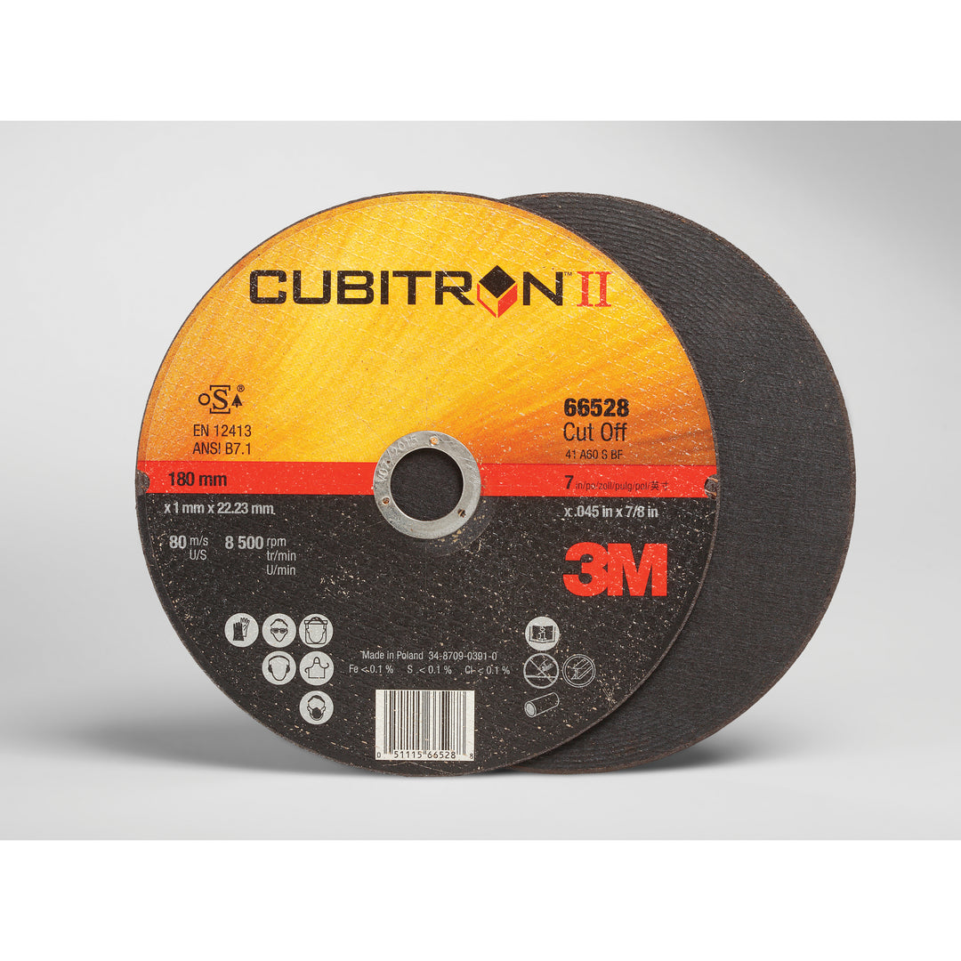 Type 01 3M 66528 Type 01 Cut-Off Wheel black (7 Inch x 1/25 Inch x 7/8 Inch)