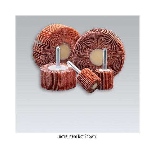 Shank Mount Wheels Dynabrade 78304 1-1/2 Inch X 1 Inch X 1/4 Inch 60 Grit Ao Aluminum Oxide Shank Mounted Flap Wheel