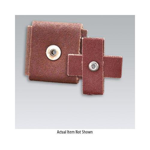 Square Dynabrade 78529 3 Inch X 1/4 Inch X 1/4 Inch - 20 Eyelet Hole 60 Grit Aluminum Oxide Square Pad