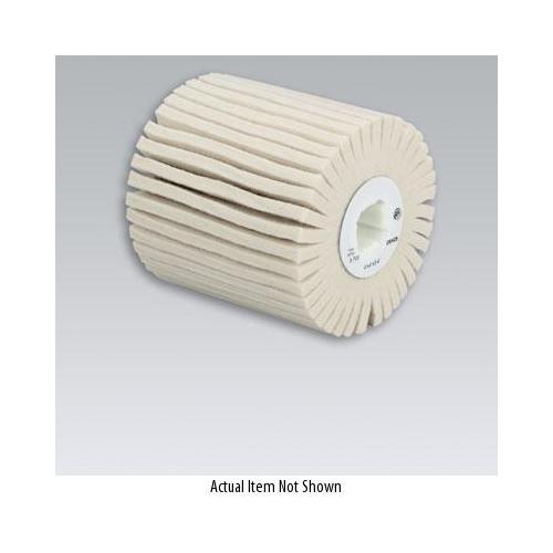 Non-woven Wheels Dynabrade 79488 4-1/4 Inch Diameter X 4 Inch X 5/8 Inch-11 Dyna-Felt Polishing Flap Roll