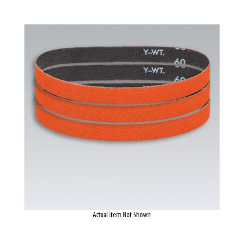 Dynabrade 82573 1/4 Inch X 24 Inch Dynacut Belt 60 Grit Cer Ceramic Alumina Y Polyester Backing