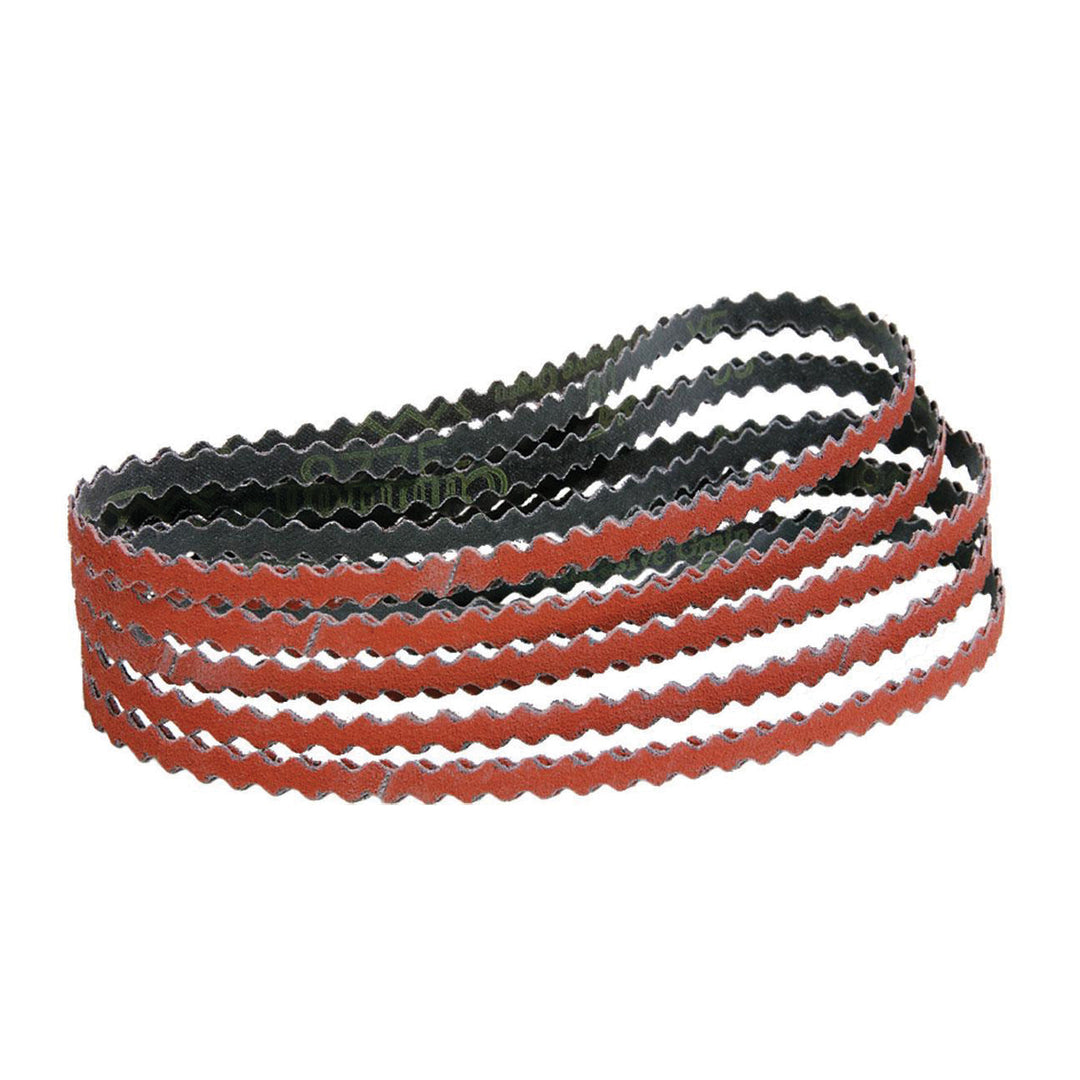 Dynabrade 91385 1/2 Inch X 24 Inch Dynacut Belt 80 Grit Cer Ceramic Alumina Y Polyester Backing Scalloped