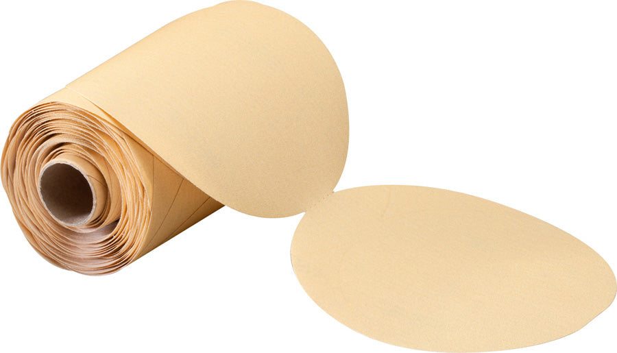 PSA Discs Sait 36504 Self Adhesive Paper (PSA) Discs 5 Inch Gold Material Aluminum Oxide in 180 Grit