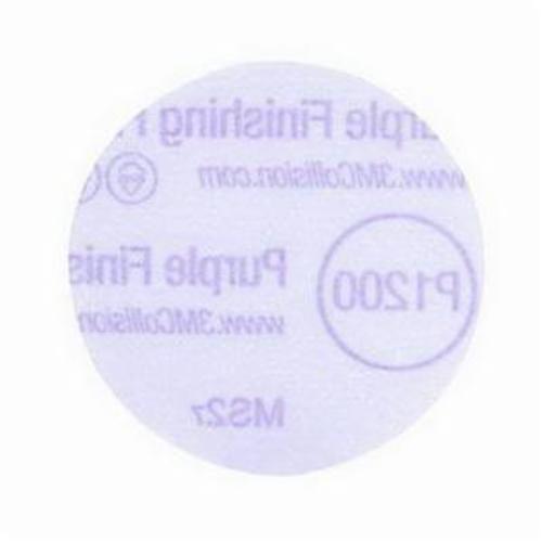 3M 30666 3M Hookit Purple Finishing Film Disc, 260L, 30666, P2000, 6 in (15.24 cm) 3M 30666