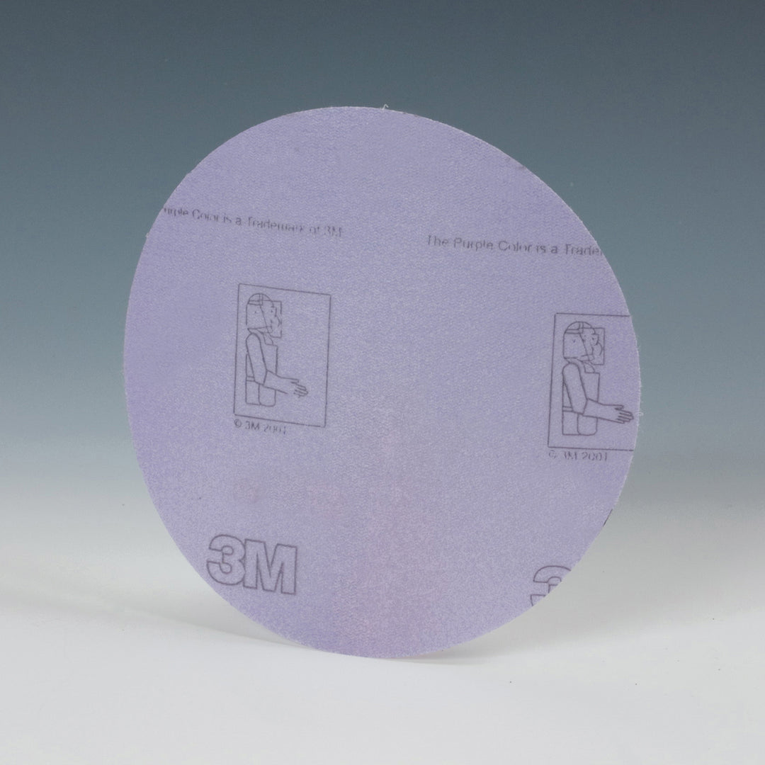 Velcro Discs 3M AB13936 6 Inch x Non-Vacuum 360L Aluminum Oxide 800 Grit Film Velcro Disc