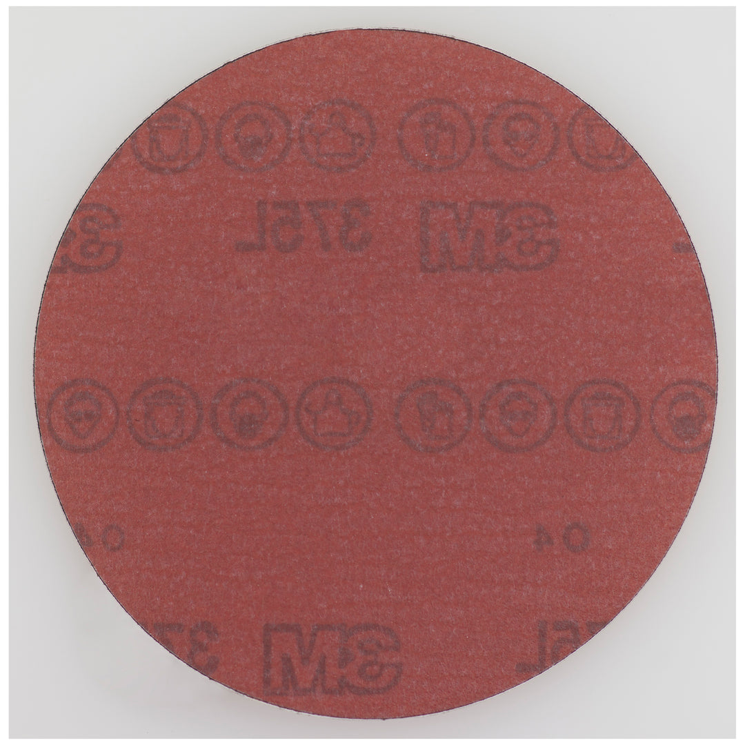 Velcro Discs 3M AB55673 6 Inch x Non-Vacuum 375L Aluminum Oxide 600 Grit Velcro Film Disc