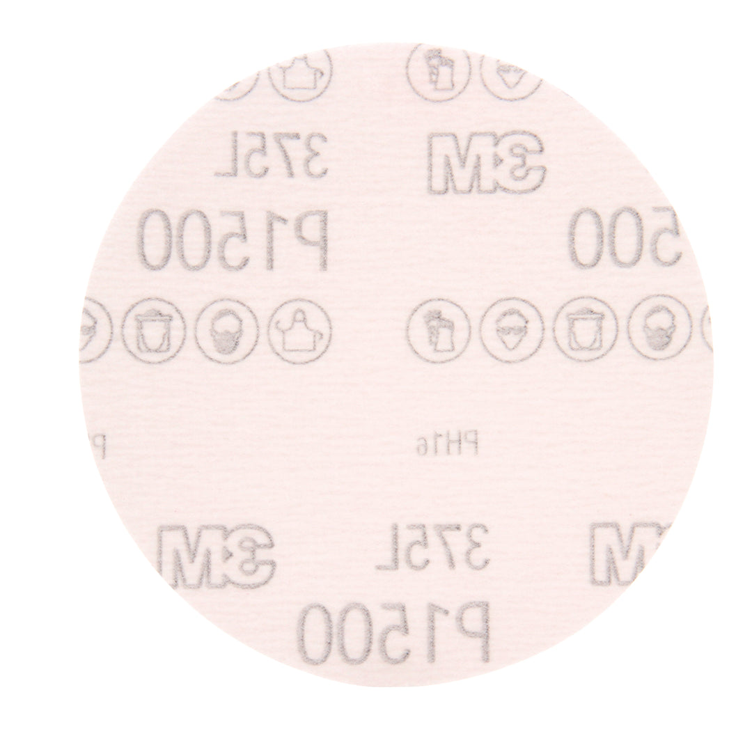 3M AB55709 3M 5INx1500-grit Hookit Aluminum Oxide Film Disc 375L 3M 7000045402