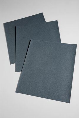 Regular Sanding Sheets 3M AB10699 Wetordry Sandpaper 500 Grit 431Q Silicon Carbide C-Weight (9 Inch x 11 Inch)