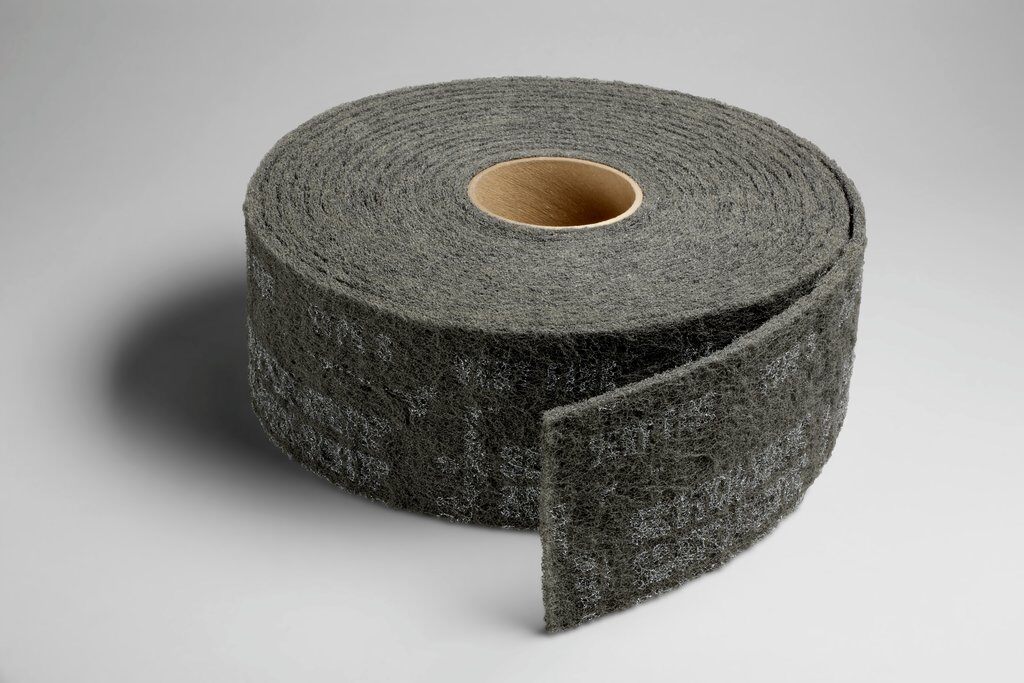 Non-woven Rolls 3M SB00270 Scotch-Brite Clean & Finish Roll 4 in x 30 Ft S Very Fine