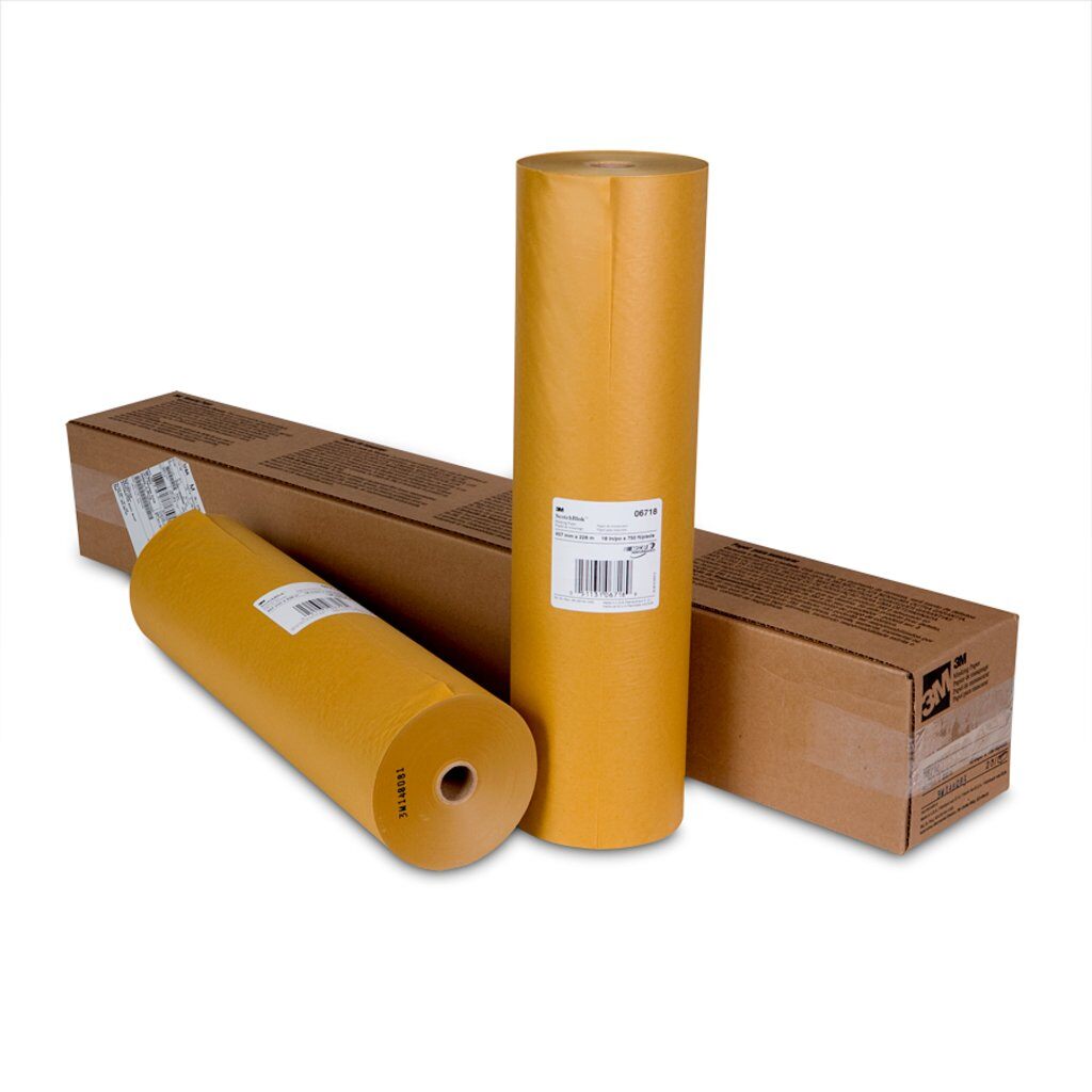 Masking Paper 3M 6718 Scotchblok Masking Paper 06718 18 Inch x 750' (457.2 mm x 228.6 m)