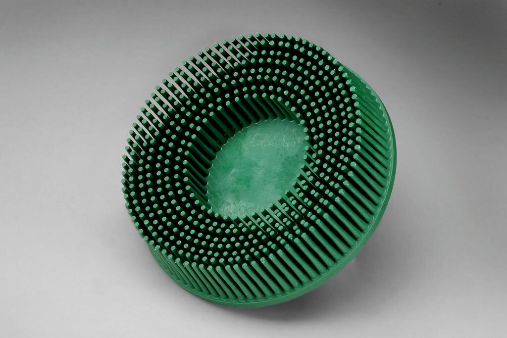 Bristle Discs 3M SB18734 Roloc Bristle Disc 3 Inch x 5/8 Inch Tapered (50 Grit)