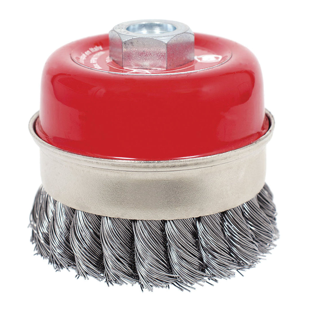 Brushes Jet CKB3201T 3-1/2 X 5/8-11Nc Knot Banded Cup Brush High Performance