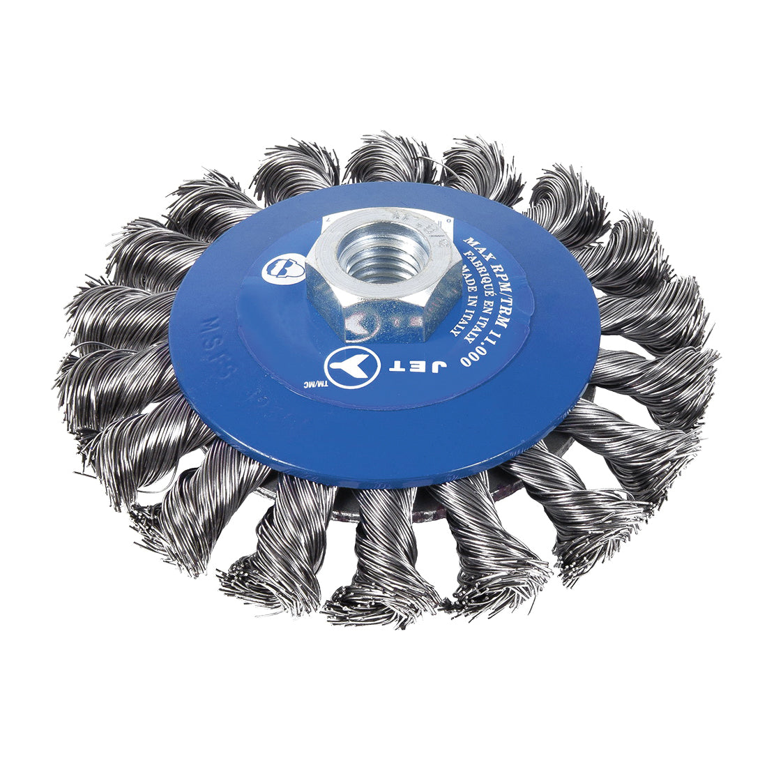 Jet 554361 5 INCH Knot Twisted Conical (Bevel) Brush SST JET 554361