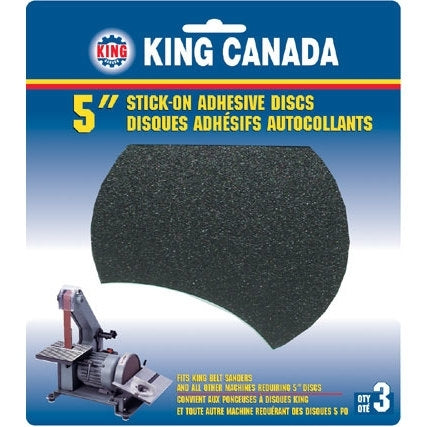 PSA Discs King Canada SD-5-K-120 Self Adhesive (PSA) Discs 5 Inch in 120 Grit