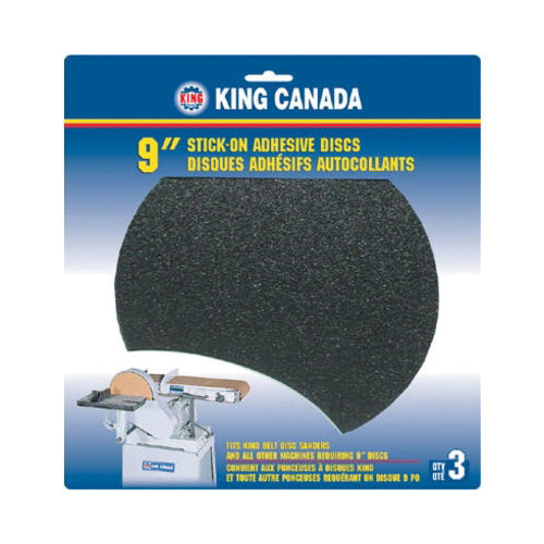 PSA Discs King Canada SD-9-K-60 Self Adhesive (PSA) Discs 9 Inch in 60 Grit