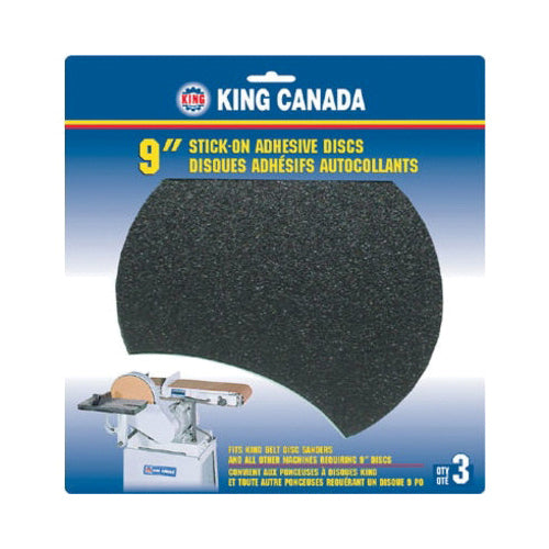 PSA Discs King Canada SD-9-K-80 Self Adhesive (PSA) Discs 9 Inch in 80 Grit