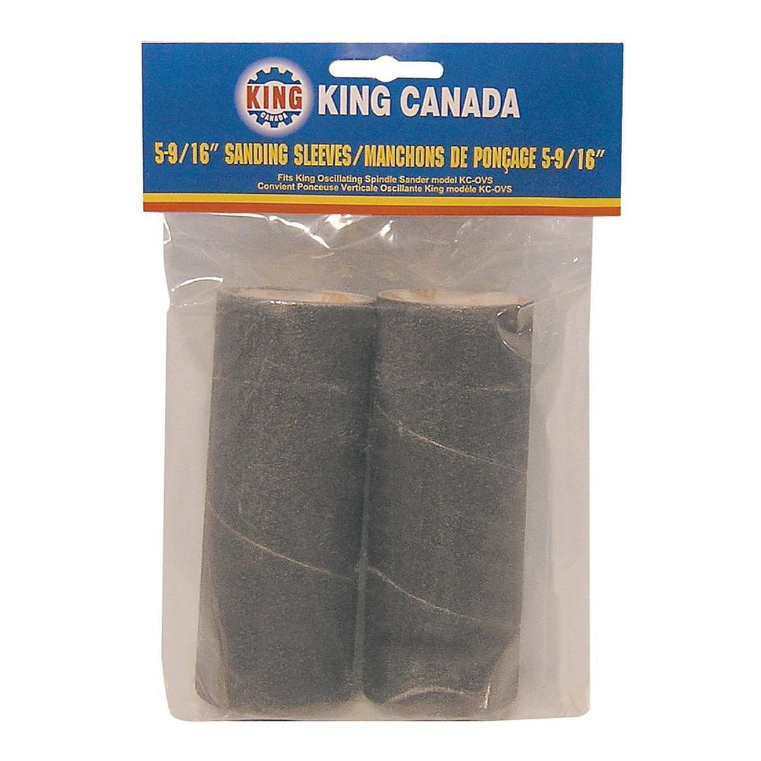 King Canada SL-534-K-120 Sleeve, Abrasive, 5-9/16 x 5/8 x 120 Grit Pkg 3 King Canada SL-534-K-120