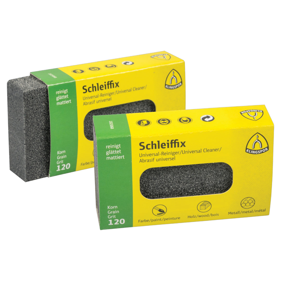 Hand Block Klingspor 13802 Hand Block Sanding Sponge 3 Inch x 2 Inch x 3/4 Inch Silicon Carbide SFK655 (120/Medium)