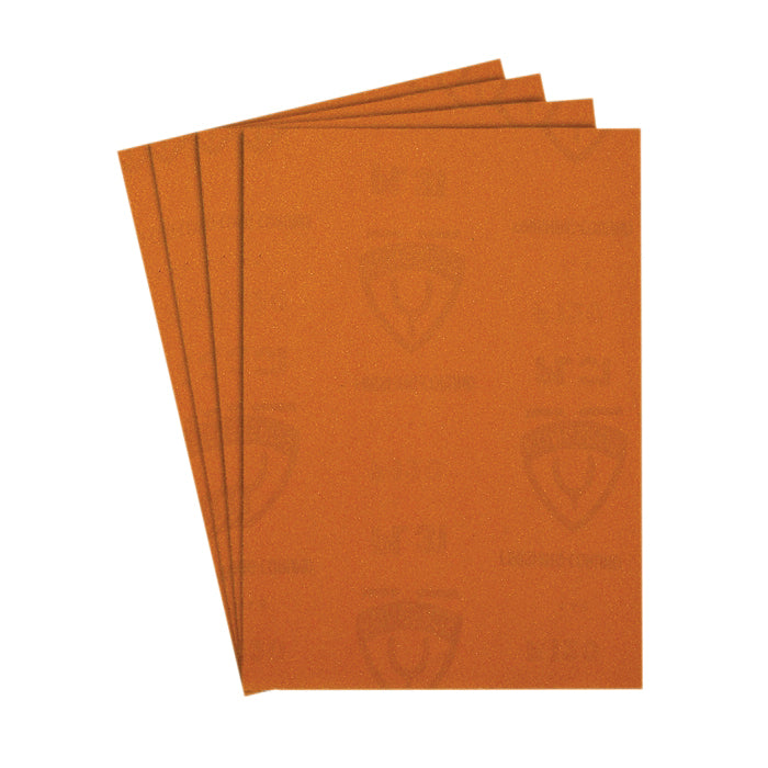 Semi-open coat Sanding Sheets Klingspor 2053 240 Grit Aluminum Oxide PL31B Semi-Open Coat Paper Sanding Sheets B-Weight - 9 Inch x 11 Inch