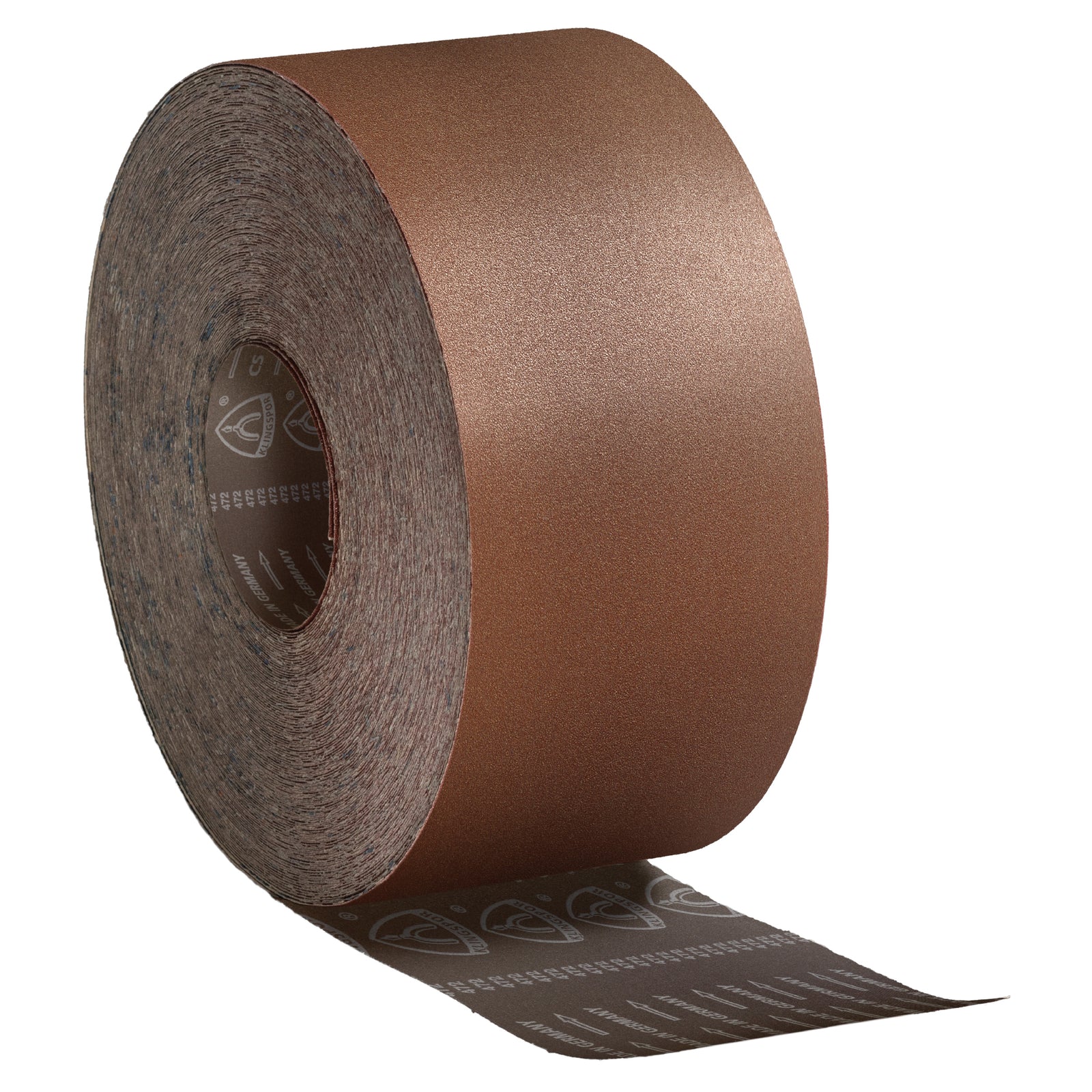 Regular sanding roll Klingspor 299775 Cloth sanding roll 4 Inch x 50m 80 grit CS311Y Aluminum Oxide Y-weight polyester backing