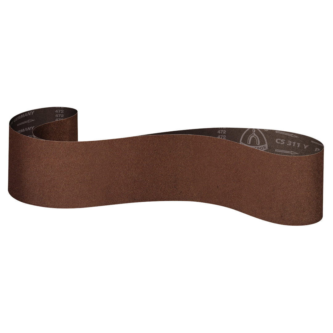 Portable Belts Klingspor 302712 3 Inch x 24 Inch Sanding Belt 100 Grit CS311Y Aluminum Oxide Y Polyester Backing