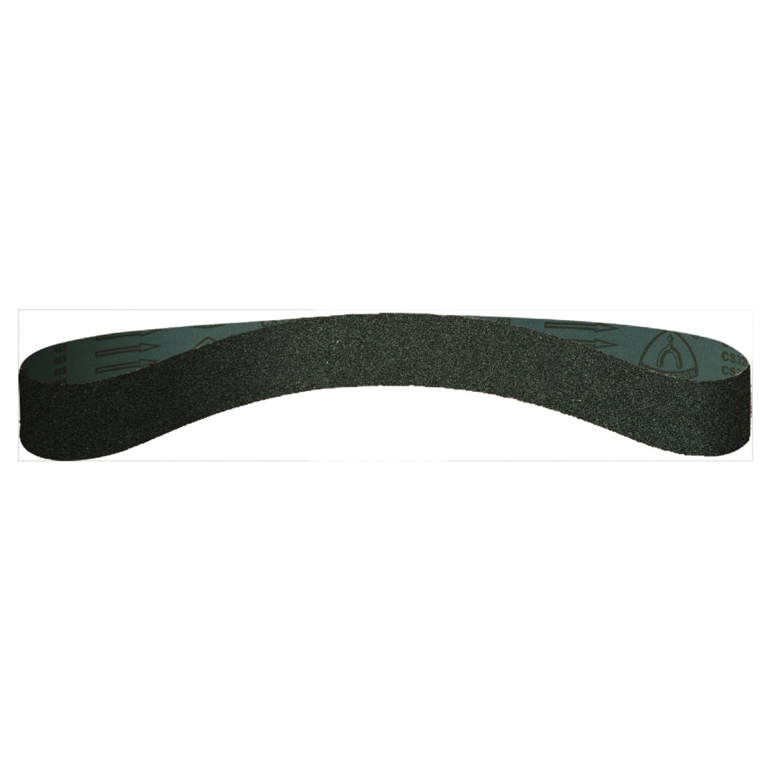 File Belts Klingspor 302732 1-1/8 Inch x 21 Inch Sanding Belt 180 Grit CS320Y Silicon Carbide Y Polyester Backing Wet/Dry Closed Coat