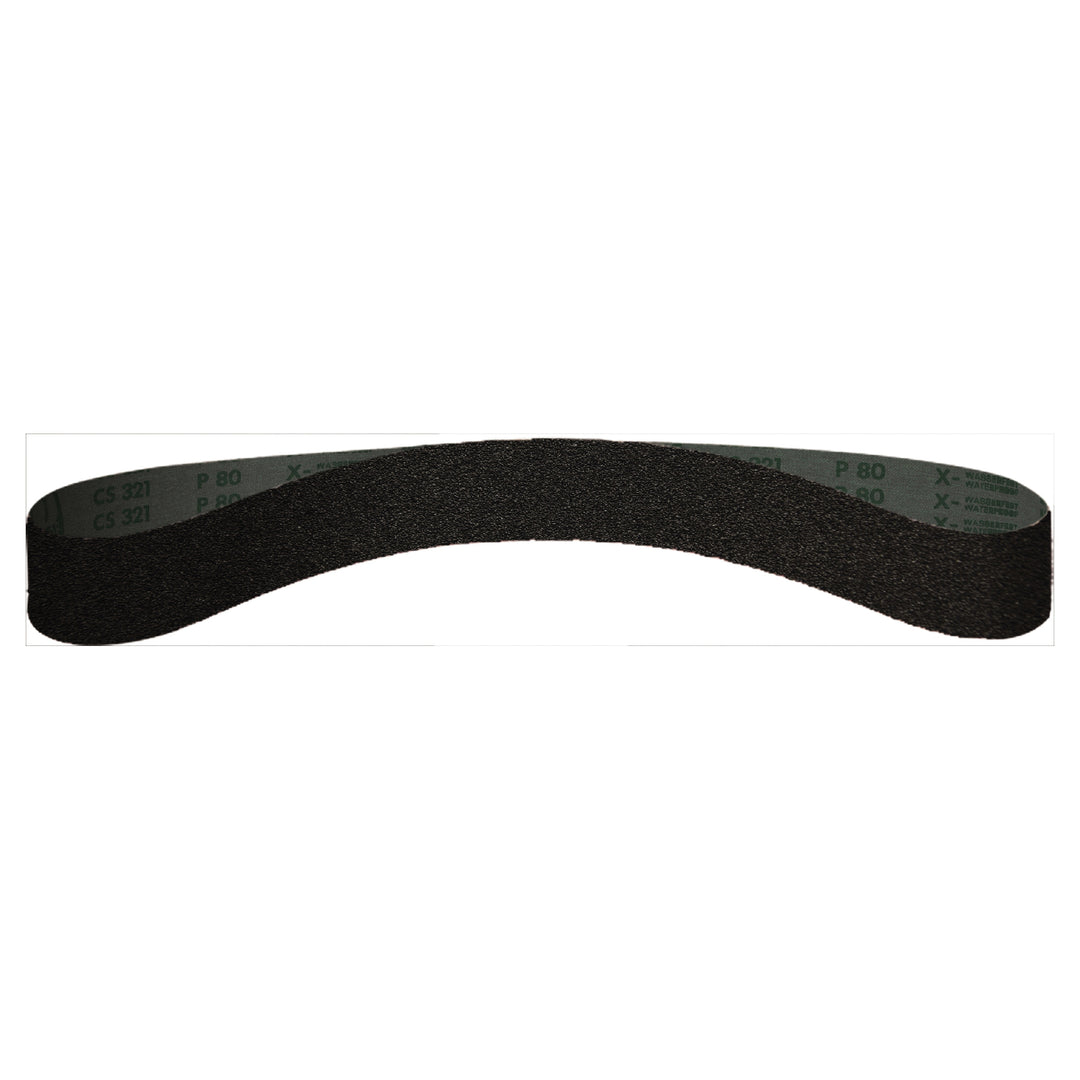 File Belts Klingspor 302754 1-1/8 Inch x 21 Inch Sanding Belt 800 Grit CS321X Silicon Carbide X Heavy Cotton Backing