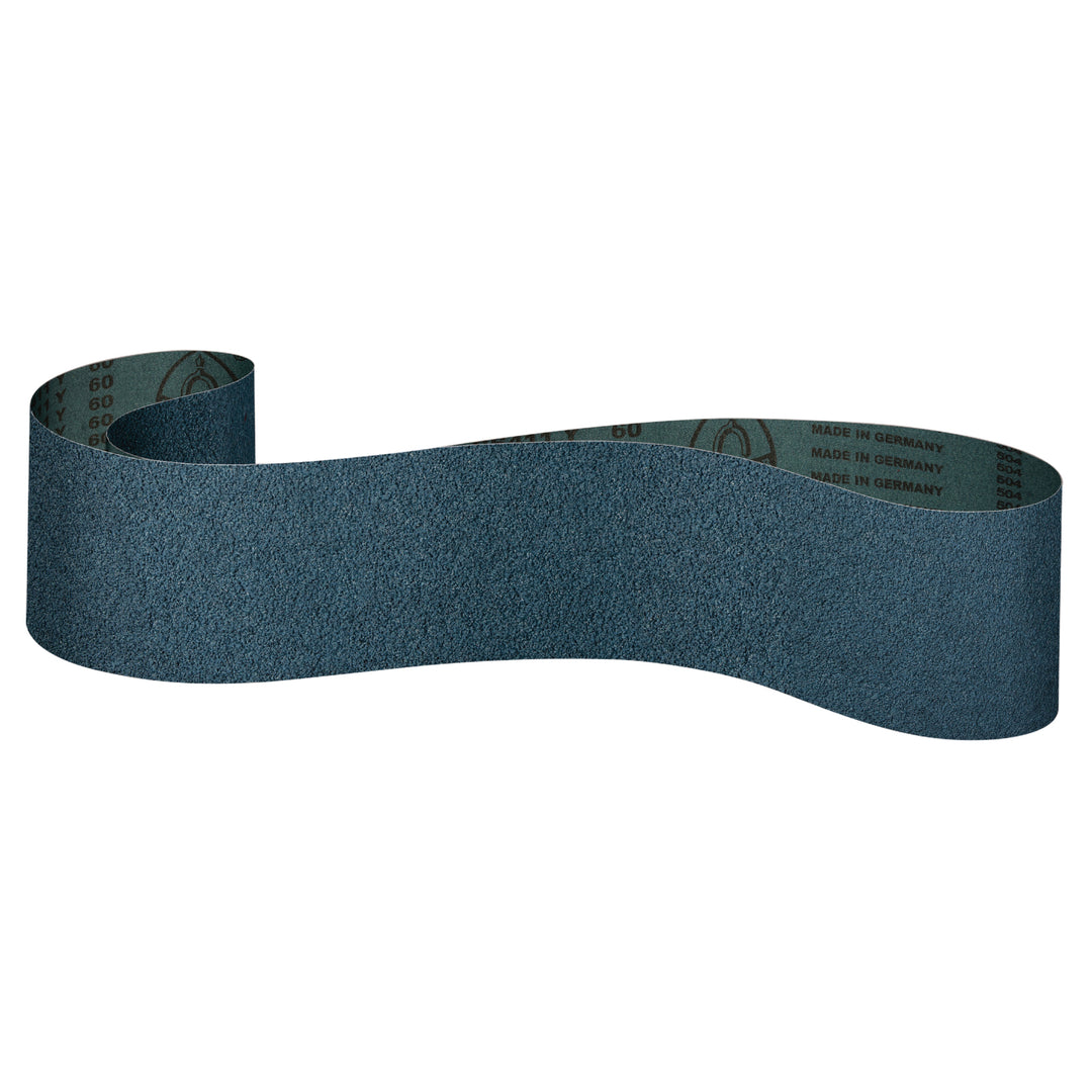 Narrow Belts Klingspor 302804 4 Inch x 132 Inch Sanding Belt 80 Grit CS411Y Zirconia Alumina Y Polyester Backing