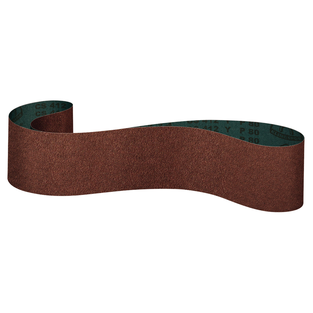 Floor Sanding Belts Klingspor 302837 7-7/8 Inch x 29-1/2 Inch Sanding Belt 50 Grit CS412Y Aluminum Oxide Y Polyester Backing