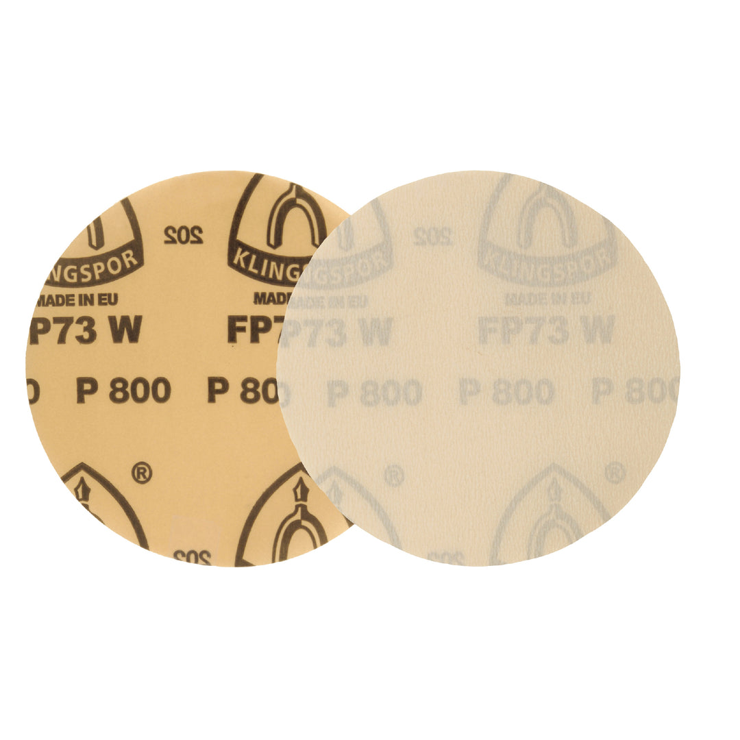 Klingspor 321398 5 Inch x Non-Vacuum FP73 Aluminum Oxide 100 Grit