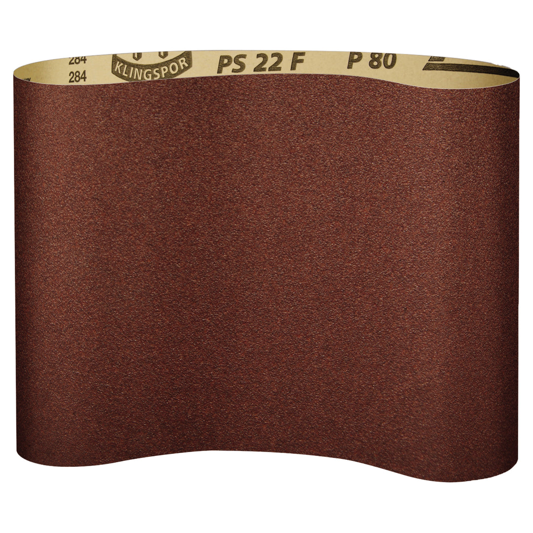Wide Belts Klingspor 322536 37 Inch x 60 Inch Sanding Belt 150 Grit PS22F Aluminum Oxide F-weight Heavy Paper Backing