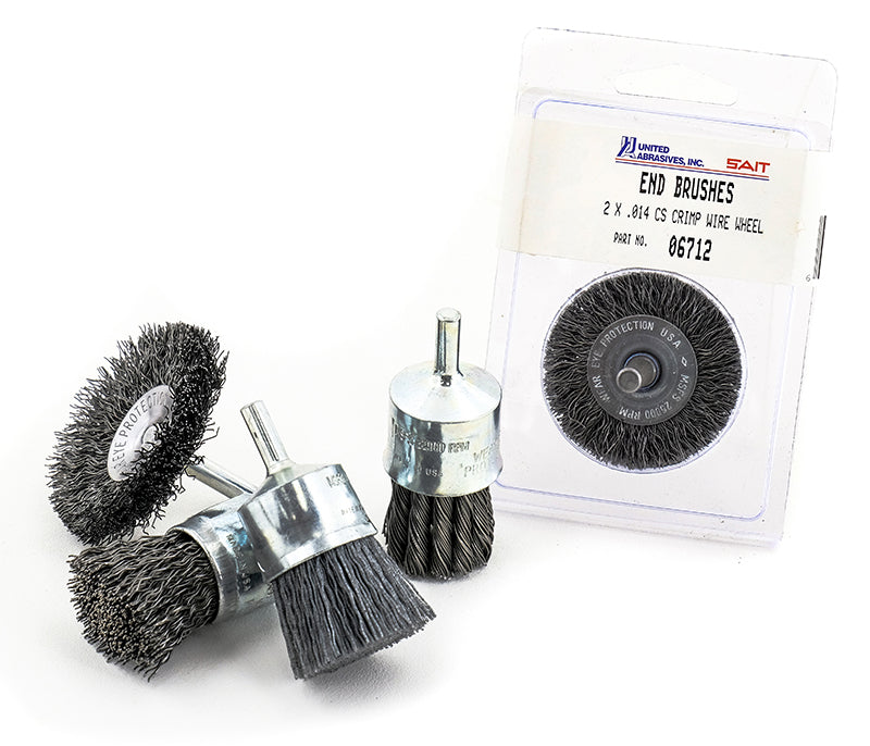 End Brushes Sait 06701 Blue Line 1 X .020Cs Knot End Brush