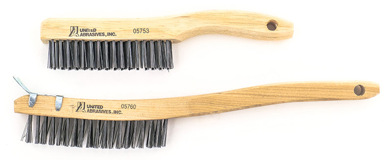 Scratch Brushes Sait 05751 3 X 19 X.014 Curved Handle Scratch