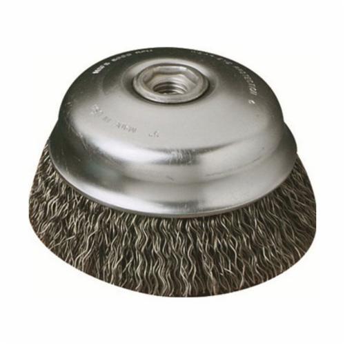 Crimped Wire Cup Wheel Brushes Sait 01401 Crimped Cup Brush (2-3/4 Inch x .014 x 5/8-11)