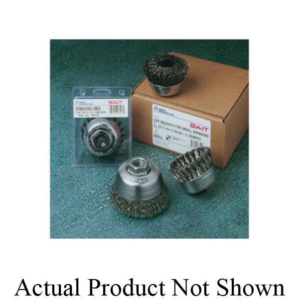 Knot Wheels Sait 03512 3-1/2X.020Ssx5/8-11 Knot Cup