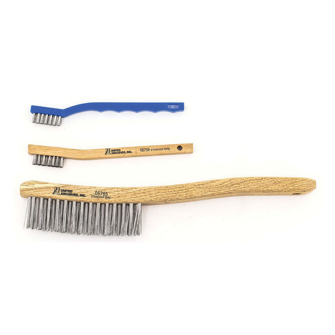Scratch Brushes Sait 05755 3 X 19 X.012 Curved Stainless Steel Scratch