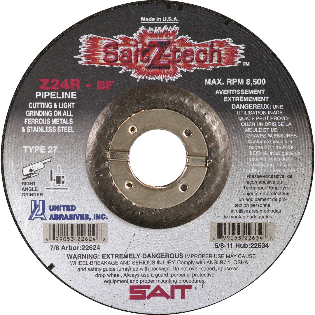 Type 27 Depressed Centre Sait 22626 Type 27 9 X 1/8 X 7/8 Z-Tech Pipe