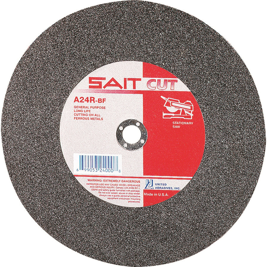 Type 01 Straight Wheels Sait 24090 Tf 20 X 3/16 X 1 A24