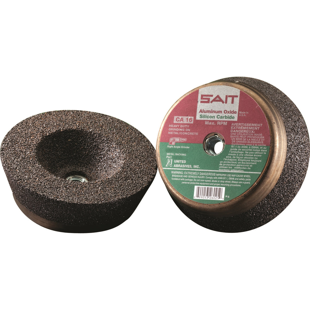 Type 11 Sait 26002 Cup Wheel 4 X 2 X 5/8-11 Ca16