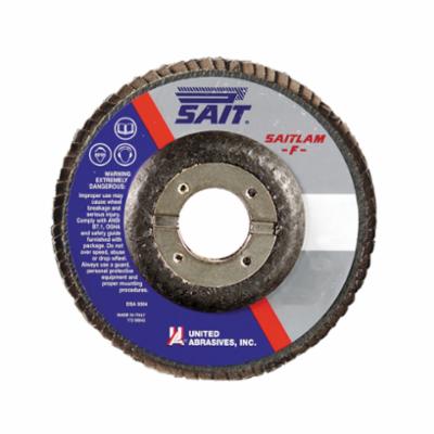 Depressed Centre Sait 73962 7 Inch X 7/8 Inch Type 27 60 Grit Saitlam FG Zirconia Alumina Flap Disc